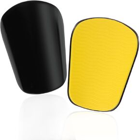 Mini Protective Shin Guards, 4.5x3.1in PBT and EVA Small Shin Guards Upgraded Anti-Slip Style Small Shin Guards Sporting Supplies for Adult and Teenagers(Black)
