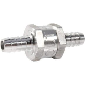 Fuel Check Valve 3/8inch Non Return One Way Valve Aluminum Alloy Petrol Direction Control Tool Non Return Diesel Gasoline