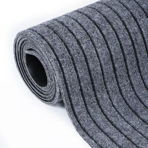 Yellow Safety® Heavy Duty Long Corridor Mat, Indoor Use, Dark Grey, 1 pack, 3'x33'