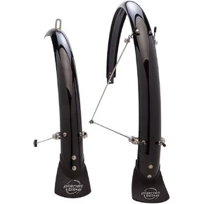 Planet Bike Hardcore Bike Fenders, 700c x 45mm , Fits Up to 35mm Tires
