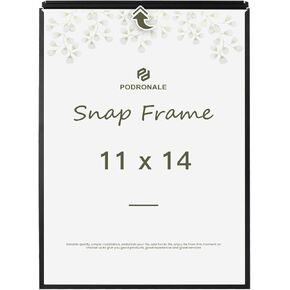 20x28 Poster Frames 1PCS, Plexiglass, Silver Aluminum Snap Frame, Front-loading Frame for Wall