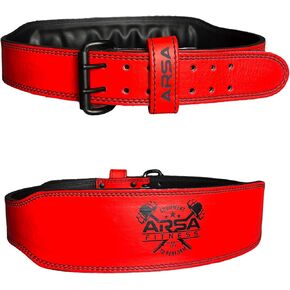 Premium Leather 9MM Thickness Weightlifting Belt for Men and Women, Reducing Back Strain, Crossfit, Bodybuilding, Powerlifting, and Strength Training