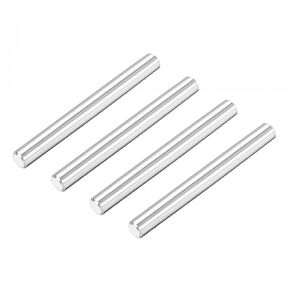 uxcell 10mm x 100mm Dowel Pin 304 Stainless Steel Shelf Support Pin Fasten Elements Silver Tone 4pcs