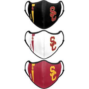 FOCO USC Trojans NCAA Face 3 Pack Face Cover