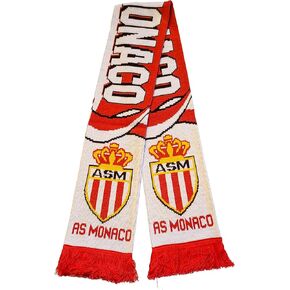 Monaco Scarf | AS Monaco Soccer Fan Scarf | Premium Acrylic Knit