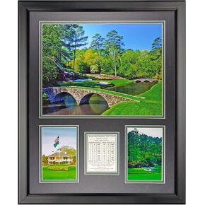 Legends Never Die Augusta National Golf Course- The Masters Collectible | Framed Photo Collage Wall Art Decor - 18"x22", Model: 20130U