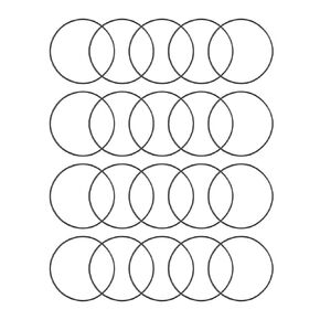 uxcell Nitrile Rubber O-Rings 58mm OD 55mm ID 1.5mm Width, Metric Nitrile Rubber Sealing Gasket for Automotive Machine Plumbing, Pack of 10