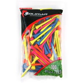 Orlimar 2 3/4-Inch Golf Tees - 100-Pack (Fluorescent)