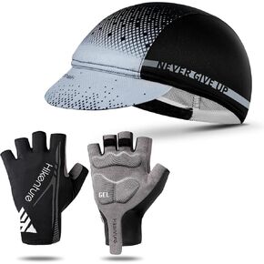 Hikenture Cycling Gloves Size 2XL and Bike Hat