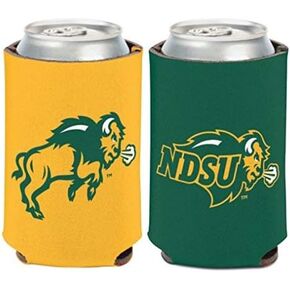 WinCraft NCAA North Dakota State University Bison 1 Pack 12 oz. 2-Sided Can Cooler