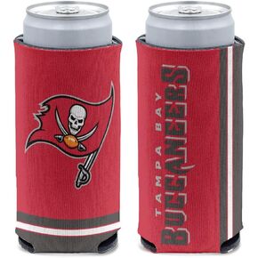 Wincraft NFL Tampa Bay Buccaneers Slim Can Cooler, Team Colors, One Size