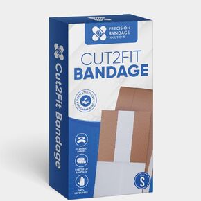 Flexible Fabric Adhesive Bandage for Wound Care & First Aid, 1 Meter Long, Customizable Size (Small)