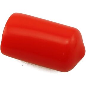 6PCS 11.5mm Red Rubber Pool Cue Tips Head Tool Snooker Accessory Pool Tip Cover Billiard Cue Tip Protector for Billiard Club