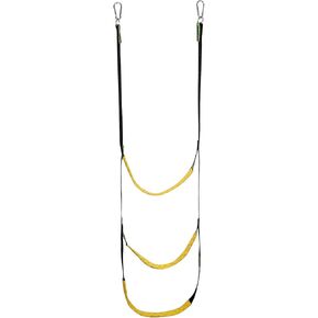 Antrader Boat Rope Ladder 3 Step,1Pcs Rope Ladder for Boat Portable Boat Rope Ladder Rope Ladder for Inflatable Boat Pontoon Boat Sailboat Kayak