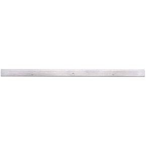 Starrett Steel Straight Edge with Bevel Edge, Not Graduated - 48 Inch (1200mm) Length, 7/32 Inch (5.5mm) Thickness, 2-13/32 Inch (60mm) Width, plus/minus .0002 Inch per Foot Accuracy - 385-48
