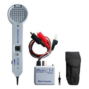 Tone Generator Kit, Wire Tracer Electrical Circuit Tester, 200EP Cable Toner Detector Finder Tester, Line Finder, Inductive Amplifier, and Probe Kit with Adjustable Volume for Network Cable Collation
