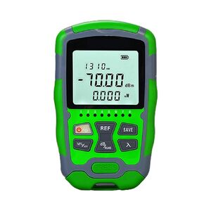 Optical Fiber Power Meter, 850-1700nm Digital Display, Universal Interface Portable Fiber Optic Cable Tester Tool, for Detecting Cable Faults