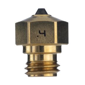 Diamondback Nozzles – MK10 PTFE Tube Compatible – Polycrystalline Solid Diamond Tip 3D Printer Nozzles, Improved Extrusion, Any Filament, Long Life, Wear Resistant, USA Made (0.4mm)