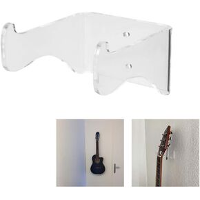 1 set Collection Metal Ukulele Rack Racks for Display Shop Wall Mounted Guitar Mount Store Bass Holder Electric Acrylic Acoustic Hanger of Stand Transparent Home Organier Hook in Kuwait
