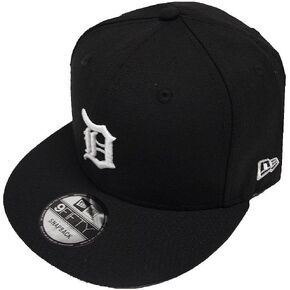 New Era Detroit Tigers Black White Logo Snapback Cap 9fifty Limited Edition