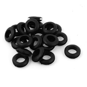 uxcell a15081100ux0612 14 mm Inner Diameter Rubber Electrical Round Wire Grommets Gasket 20 Pcs (Pack of 20)