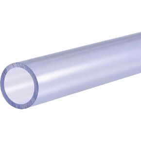 MECCANIXITY أنبوب دائري صلب PVC 33 مم ID 40 مم OD 0.2 متر شفافية عالية لأنابيب المياه، حوض السمك، خزان الأسماك