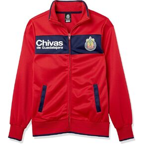 Icon Sports Boy's Chivas Jacket, Licensed Chivas de Guadalajara Track Jacket, Youth Sizes (Youth Large)