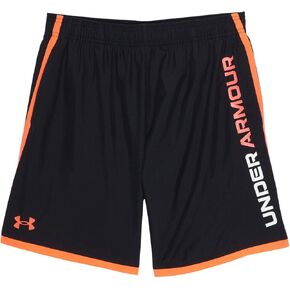 Under Armour Boy's Stunt 3.0 Woven Shorts (Big Kids) Black/Beta/White MD (10-12 Big Kid)