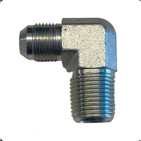 1/2'' Male JIC to 1/2'' Male Pipe NPT 90 Degree Hydraulic Adapter (Single Adapter) Hydraulic Hose & Fitting Adapters (2501-08-08) in Saudi Arabia