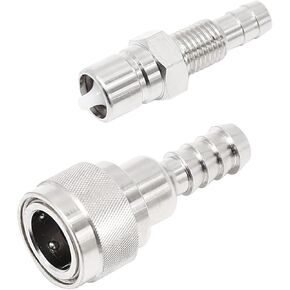 5/16 Fuel Line Connector Male Female 8MM for Nissan Tohatsu Outboard 5 6 8 9.8 9.9 15 18 20 30 40 50 60 70 90 HP Boat Motor Engine 3B2-70250-1 3B2-70260-1