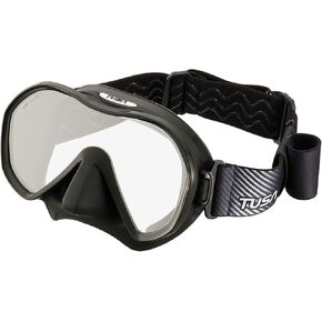 TUSA M-1010F Zensee Scuba Diving Mask with Fabric Strap, White