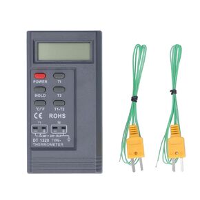 ‑1320 Digital Thermometer K Type Temperature Meter LCD Display Thermocouple with Temperature Probe for Industrial Temperature Measurement