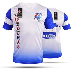 قميص كرة القدم Fury Camiseta de Futbol de Honduras - قميص كرة قدم هندوراس - قميص كرة قدم هندوراس للرجال/الرجال/النساء/للجنسين (الولايات المتحدة، ألفا، 3X-Large، عادي، عادي)، مسامي in Kuwait