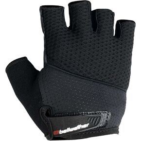 Bellwether Gel Supreme Men's Short Finger Glove: Black MD