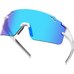 Sports Polarized Sunglasses Men Women Youth UV400 Protection, Kids Baseball Sunglasses Cycling Running Softball