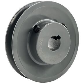 AK35-5/8 Single Groove Fixed Bore V Belt Pulley,5/8 inch bore,3.55 inch Outside Dia,V-Belt Sheave Cast Iron for A AX 3L 4L V-Belts