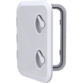 Seaflo Marine Boat Deck Access Hatch & Lid 17.3" x 12.4", White, 440mm x 315mm