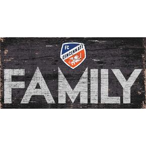 Fan Creations MLS FC Cincinnati Unisex FC Cincinnati Family sign, Team Color, 6 x 12
