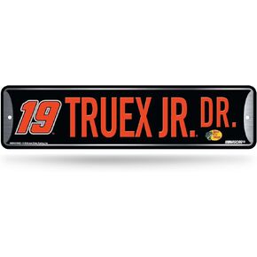 Rico Industries NASCAR Racing Martin Truex Jr Metal Street Sign 4" x 15" Home Décor - Bedroom - Office - Man Cave