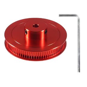 DIANN 80T Pulley Synchronous Wheel 5mm Bore GT2 Timing Belt Pulley 80 Teeth Compatible with Voron 2.4 3D Printer 6mm Width Belt Red