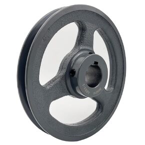 AK61-1 Single Groove Fixed Bore V Belt Pulley,electric motor pulley 5.95" OD,1" Bore,V-Belt Sheave Cast Iron for A AX 3L 4L V-Belts