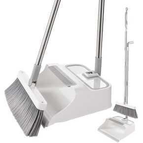 Foldable Broom and Dustpan Set, Household Office Floor Standing Cleaning Broom in Saudi Arabia