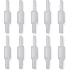 Premium Swivel Connector| 10 Count | 360° Rotating Design to Reduce Tube Tangle | Barbed Secure Fit for Leak-Free Oxygen Flow | Compatible with Major Respiratory Brands