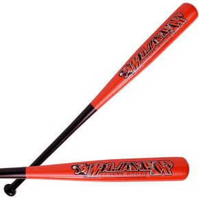 PSG 34" C271-Pro Maple Wooden Baseball Bat - Model: C271 - Size: 34" - Barrel Dia: 2 1/2" - Weight: 32 oz for Proffesional Players & Leagues in Color: Red & Black by Player Sports Goods LLC
