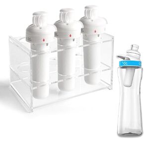 Sip Flavor Stable Cartridge Holder ,Acrylic Flavor Sip Safe Case Organizer with 6 Holes,Fip Sip Stand Organizer Cartridge