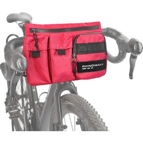 Rhinowalk Bike Handlebar Bag Bicycle Front Bag Bike Handle Bag Shoulder Bag Stylish (Blue)