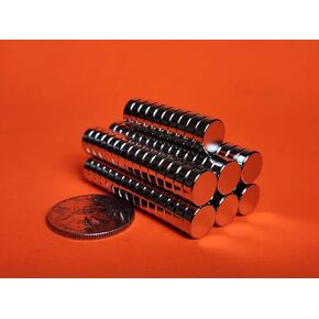 Super Strong 100 Neodymium Magnets 3/8 in X 1/8 Permanent Magnet disc, The World’s Strongest & Most Powerful Rare Earth Magnets