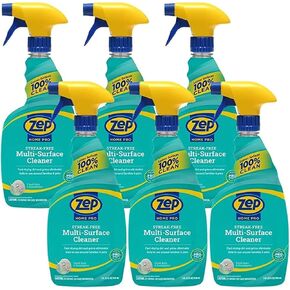 Zep Home Pro Streak-Free Multi-Surface Cleaner - 32 Fl. Oz. - R49406 - Pro Trusted Cleaning Power: Now in Refreshing Scents and Family Friendly Formulas (6)…