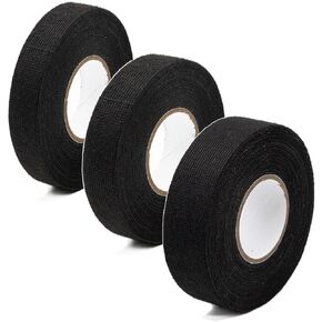 Wire Harness Tape Electric Tape, 1-Inch by 50ft Each Roll, 3-Rolls Set Cloth Tape for Car Automotive Wiring Harnesses