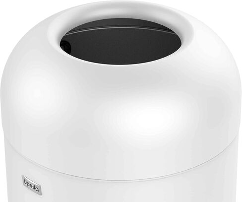 71 Liter / 18.8 Gallon Commercial Open Top Trash Can, Big Capacity, Brushed Stainless Steel (Black) in Saudi Arabia